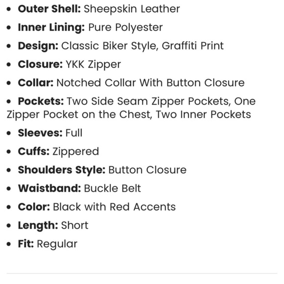 TCL Black and Red Graphic Design Jacket - Picture 13 of 15